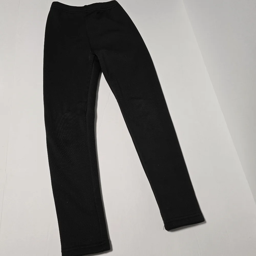 Pixie Girl Size 7/8 Black Leggings Bundle With Smooth Stretchy Fabric - Picture 4 of 13